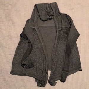 Gray cardigan